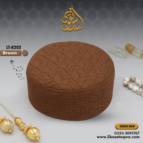 Libas e Taqwa - Dark Brown Cap (LT-K202) - Image 8