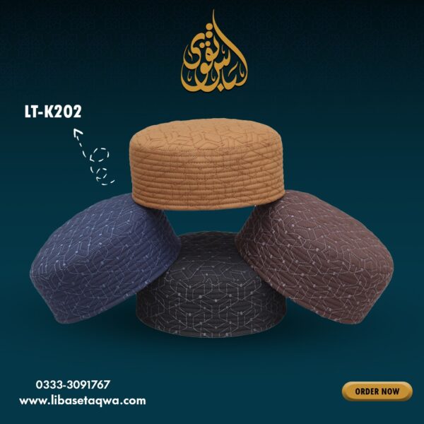 Libas e Taqwa -  Black Cap (LT-K101) - Image 4